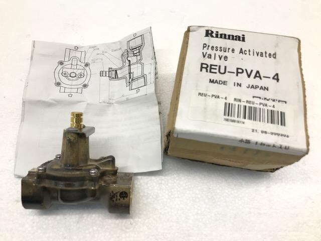 Rinnai REU-PVA-4 Pressure Activated Valve For Manifolding Value