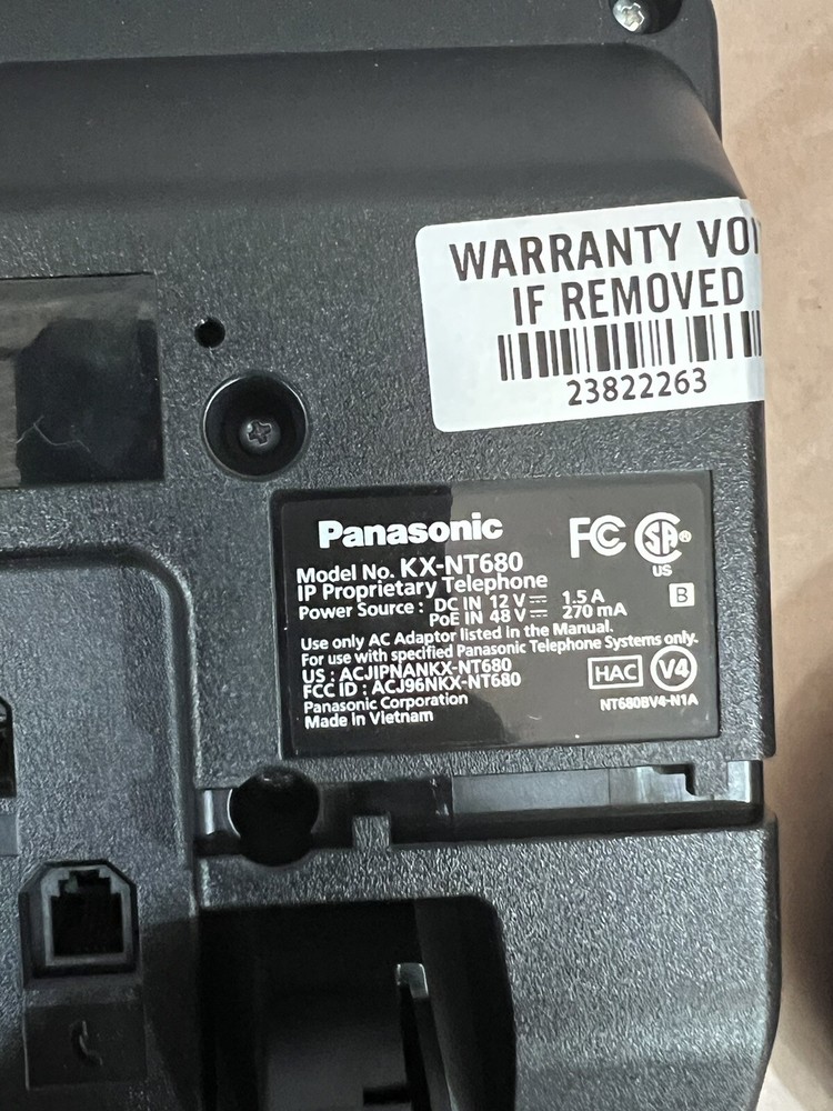 Panasonic KX-NT680-B IP Display (Black) *Refurbished*