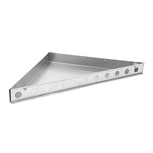 Premium Stainless Steel Corner Shower Shelf - Space-Saving Triangular Design