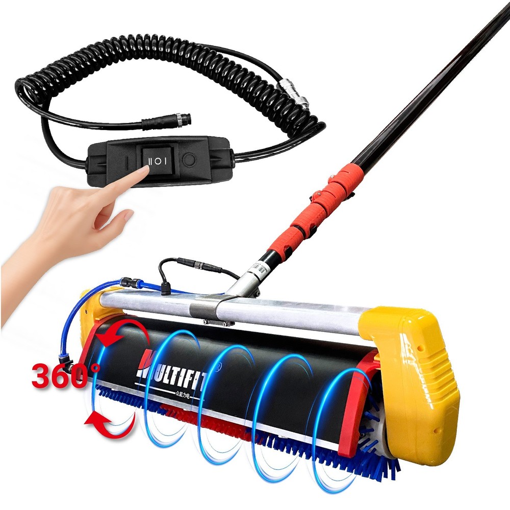Pro Solar Panel Cleaning Kit Solar Panel &Window Cleaning Roller Brush