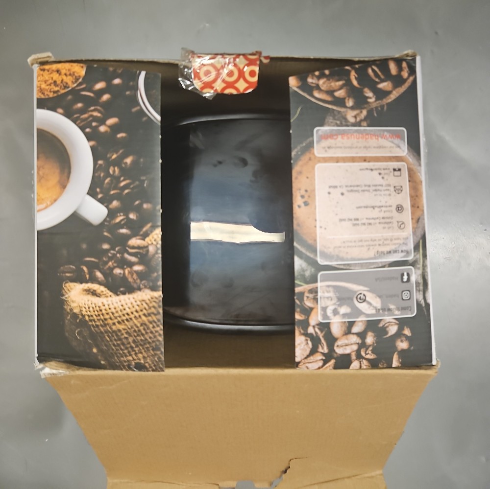 Haden Coffee Machine 12 Cup Programmable Drip CoffeeMaker Putty/Chrome(Open Box)