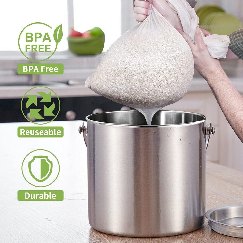 Bolsas para colar vino, 2 unidades, reutilizables, para elaboración casera