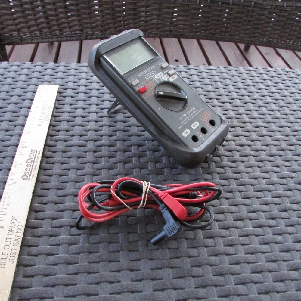 MICRONTA 22-167 BLACK AUTO-RANGE HIGH SPEED SAMPLING BARGRAPH DIGITAL MULTIMETER