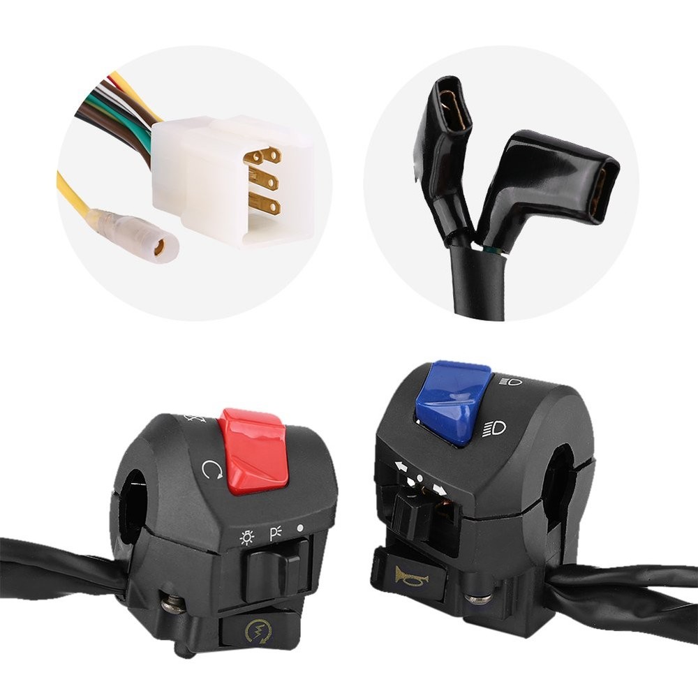 Complete Motorcycle Handlebar Control Kit Universal Fit with Turn Popular