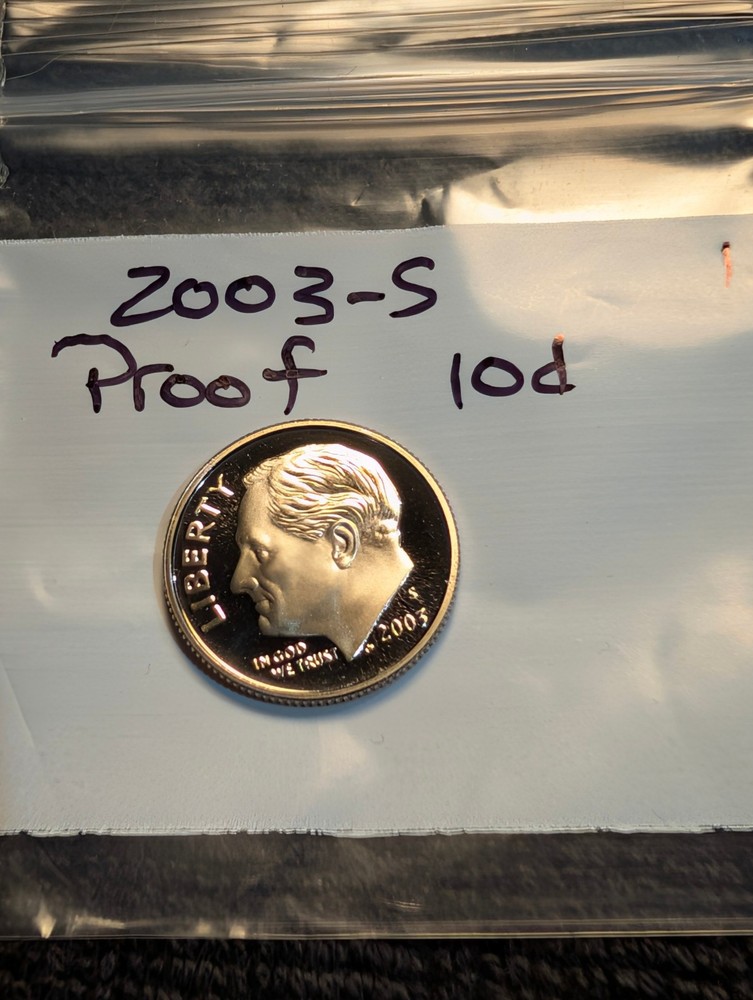 2003 S Proof Roosevelt Dime  ** From Proof Set **