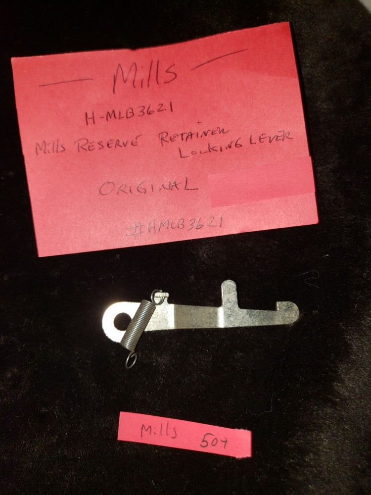 ORIGINAL REPLACEMENT MILLS RESERVE RETAINING LOCKING LEVER #H-MLB3621-509