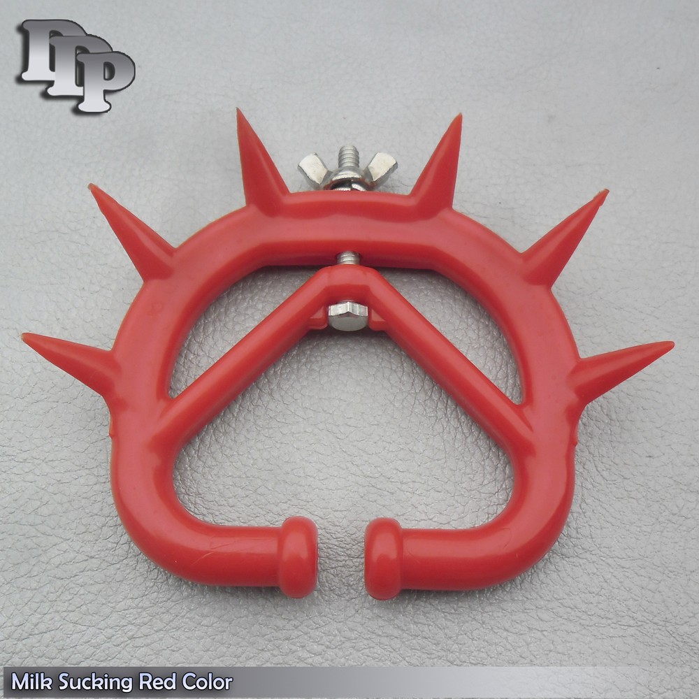 Milk Sucking Preventor Veterinary Instruments Red Color