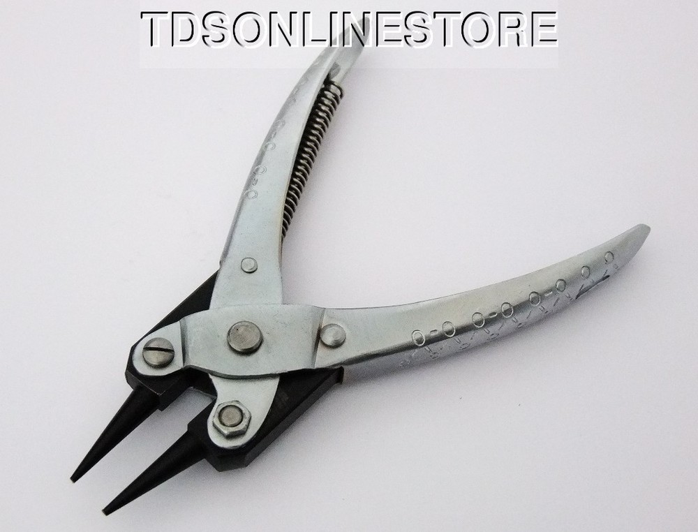 Round Nose Parallel Pliers With Return Spring