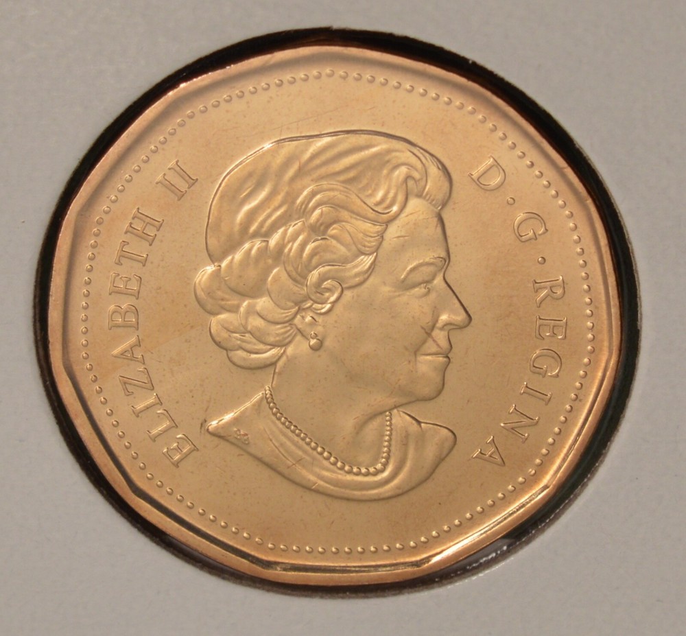 2010 Canada $1 Dollar - NAVY - BU UNC - from mint roll 🇨🇦🇨🇦