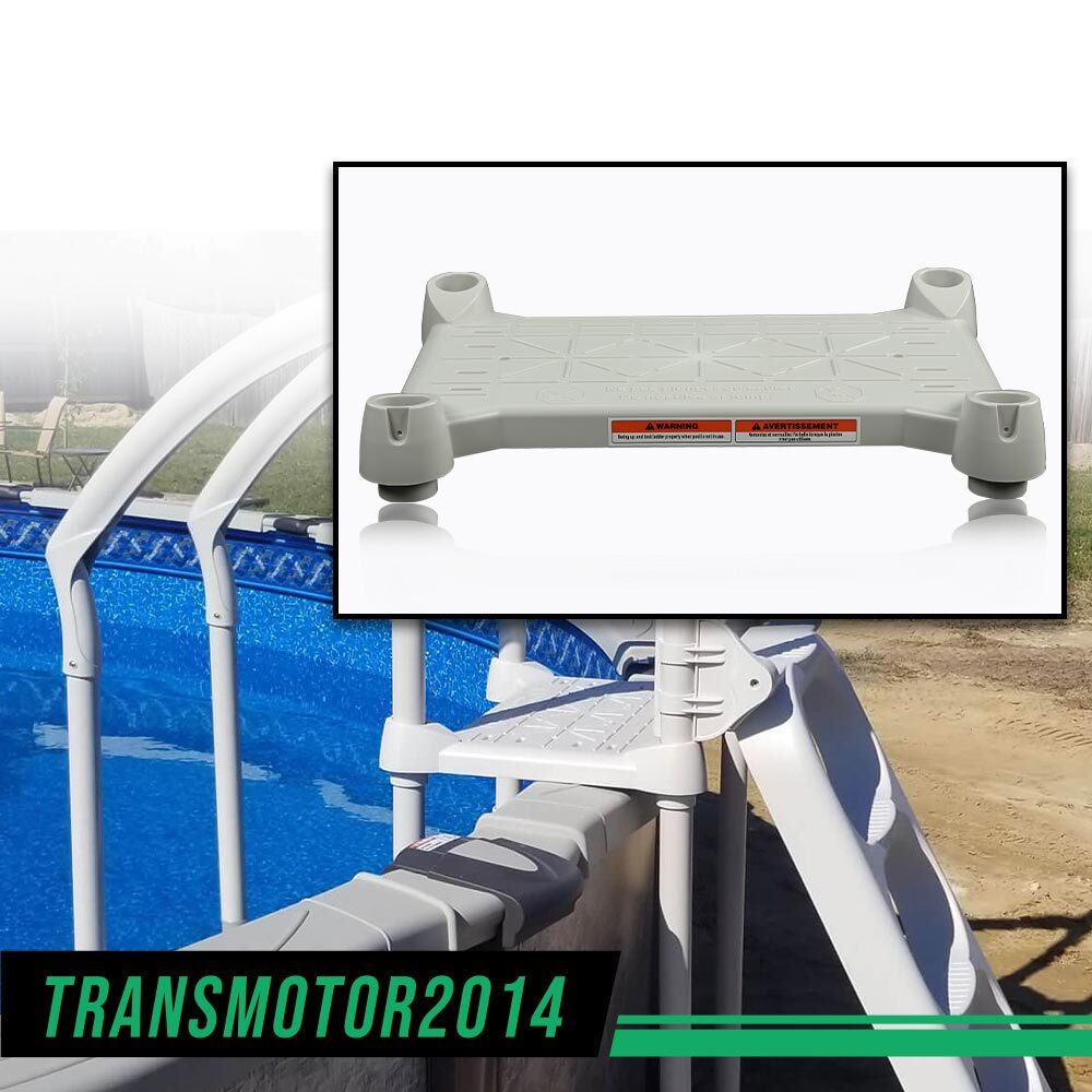 1Pcs Platform Fit For Above Ground BiltMor Swimming Pool Step White