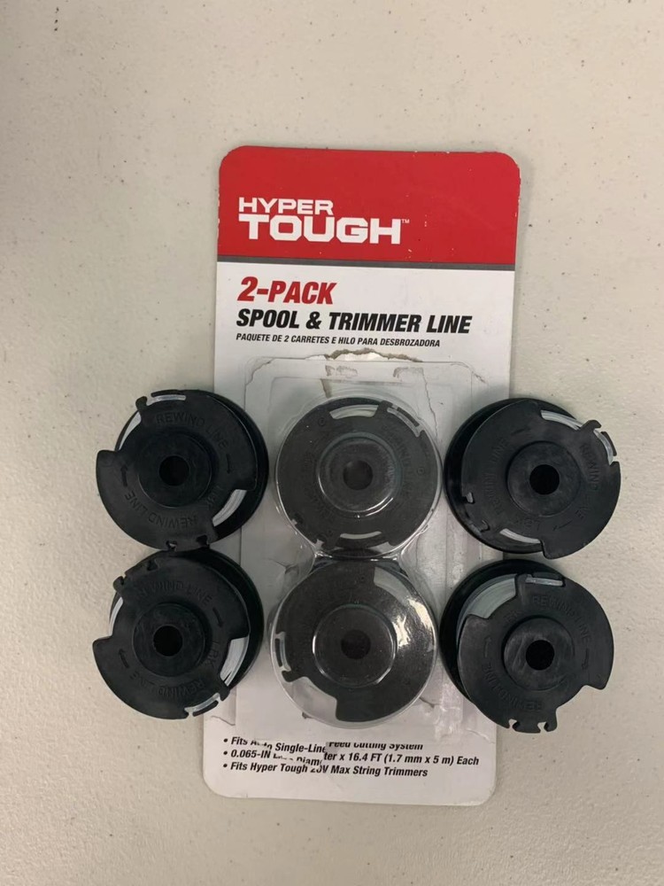 Hyper Tough 6 Pack Spool & Trimmer Line model  HT19-401-003-06 & HT19-401-003-07