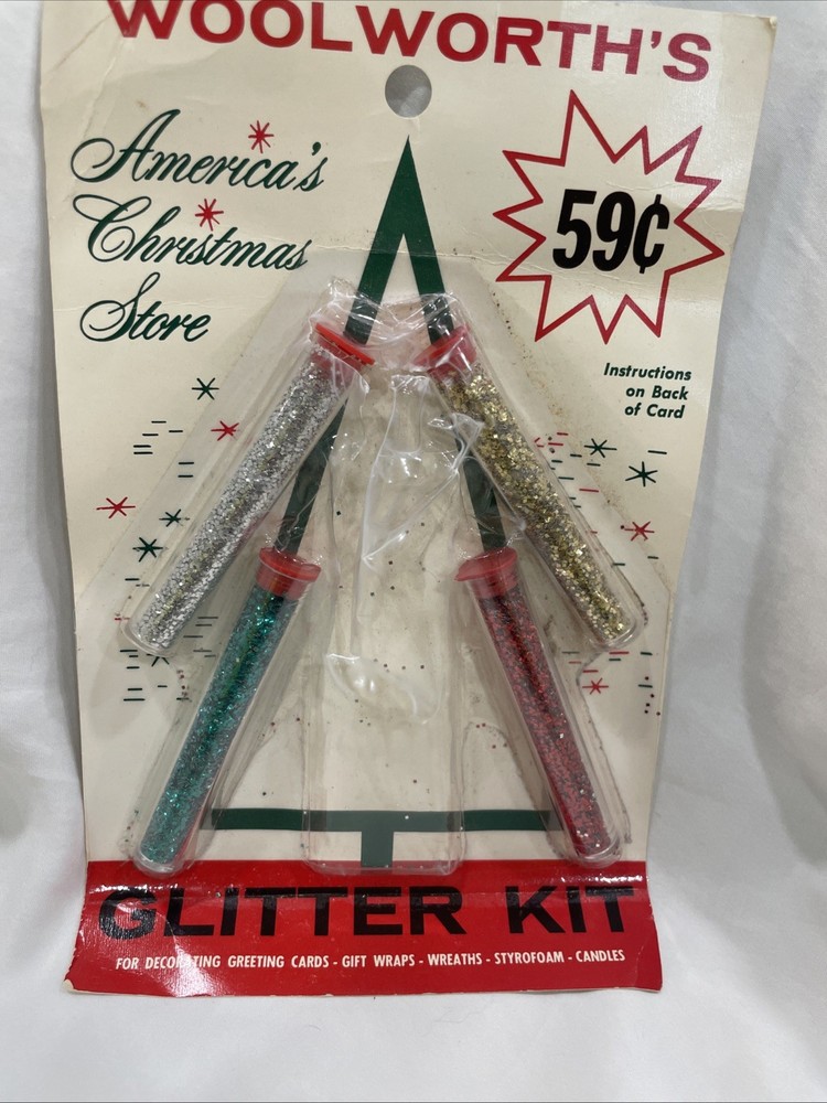 Vintage Woolworths Glitter Kit