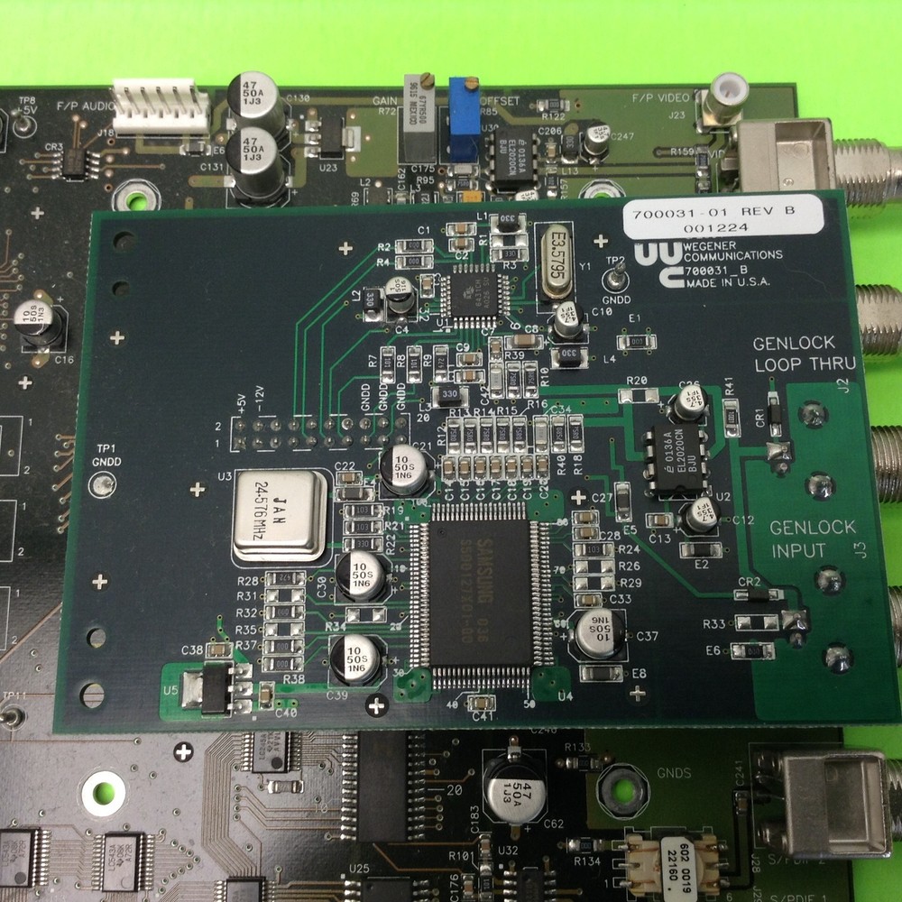 Wegener Communications Cable Box Main Input Main Board 700012-01 700031-01
