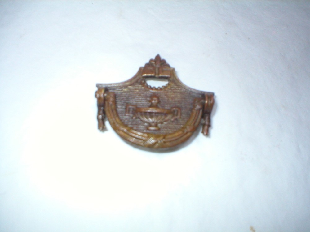 Antique Solid Brass Draw Pull