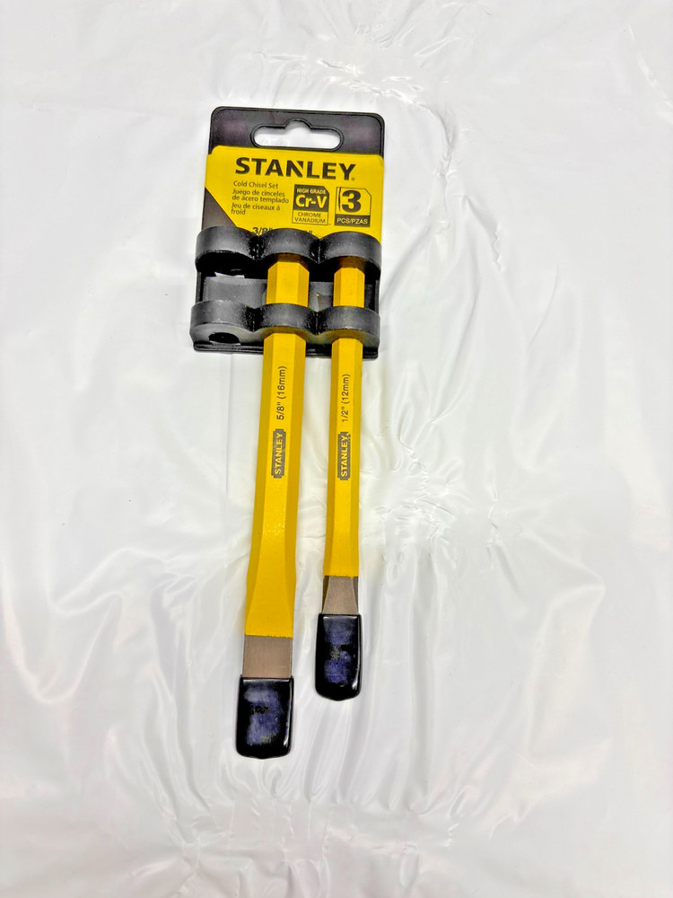 Stanley 16-298 2 Piece Cold Chisel Kit-*NEW/Missing a piece*