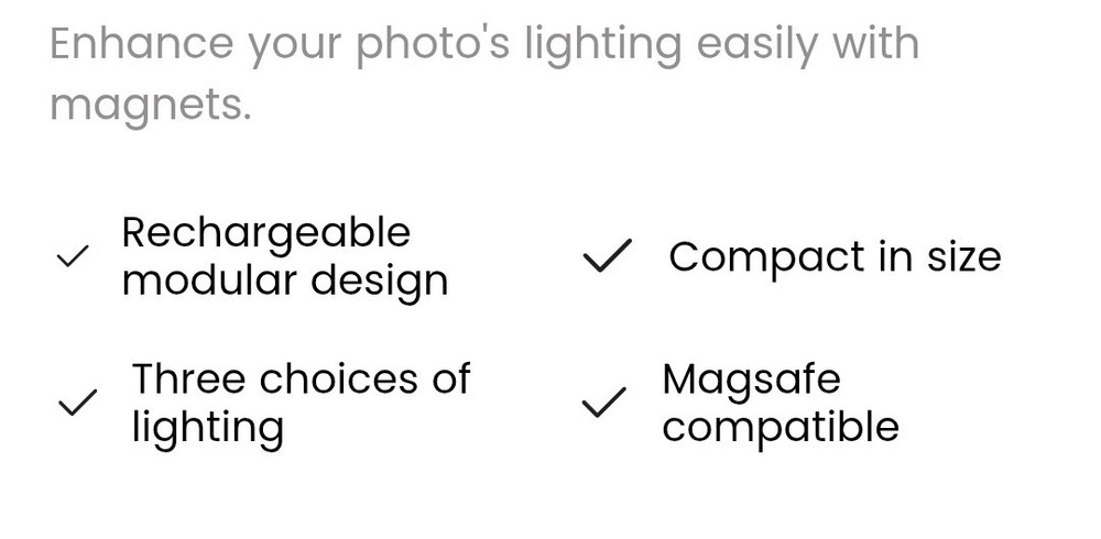 HaloGlow Magnetic Phone Light