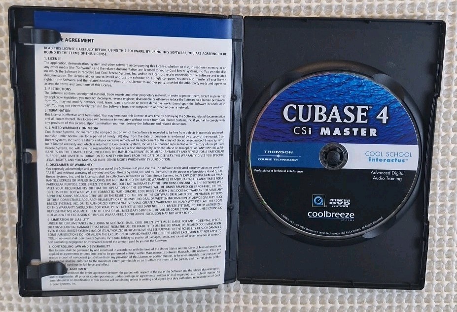 Cubase 4 CSi Master Advanced Digital Audio Workstation Training Interactive CD
