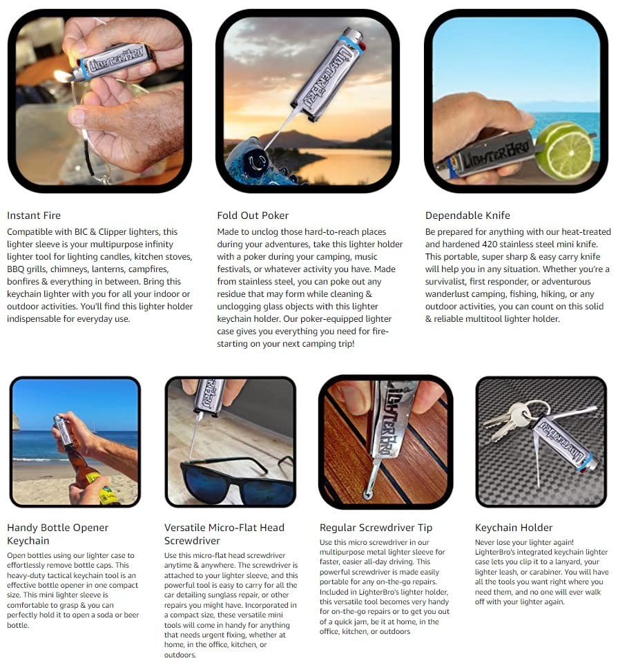 Slim Multitool Lighter Sleeve