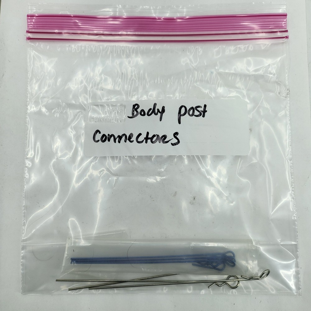 RC car body post connecting pins, long
