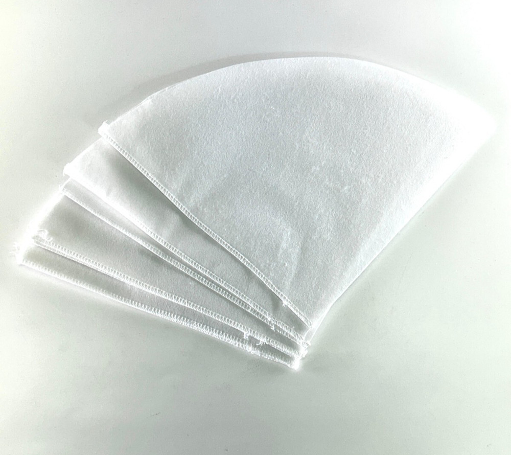 Winco Rayon Cloth Filter Cones for FF-10, White, 10Pcs/Pack