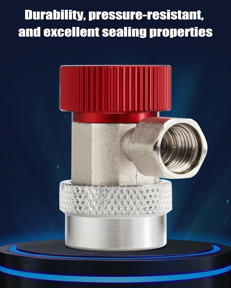 R134a Quick Coupler Adapter AC Recharging Fitting Hose Compressor Manifold