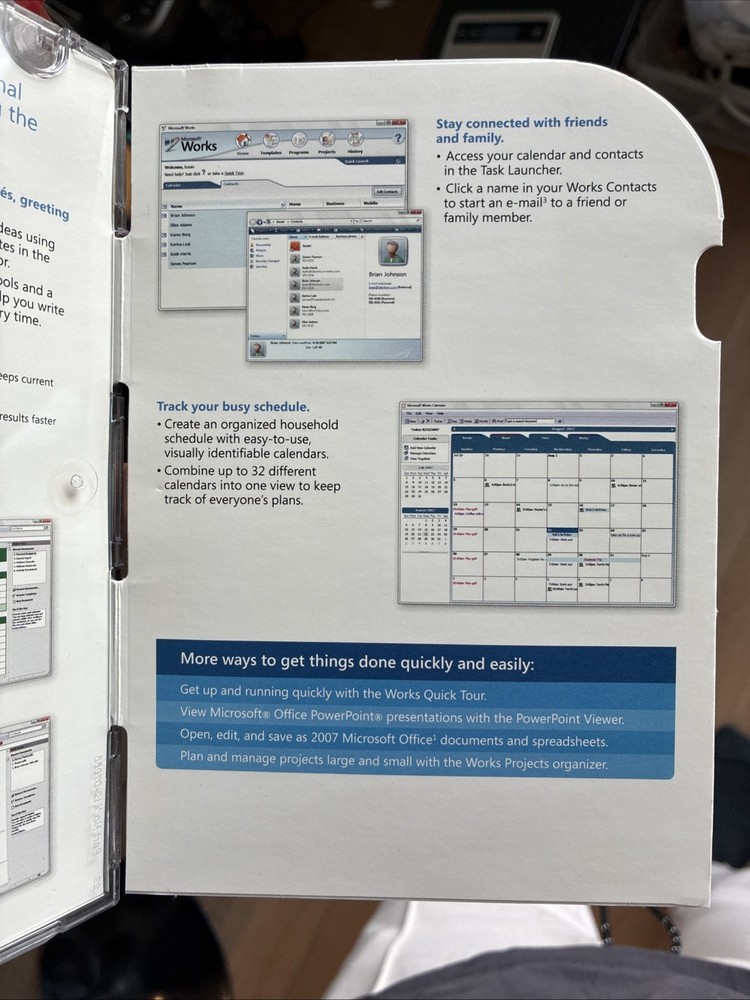 Microsoft Works 9 for Windows XP and Windows Vista
