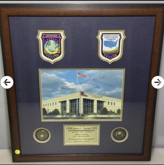 US Joint Forces Command Framed 2010 Presentation For your outstanding support