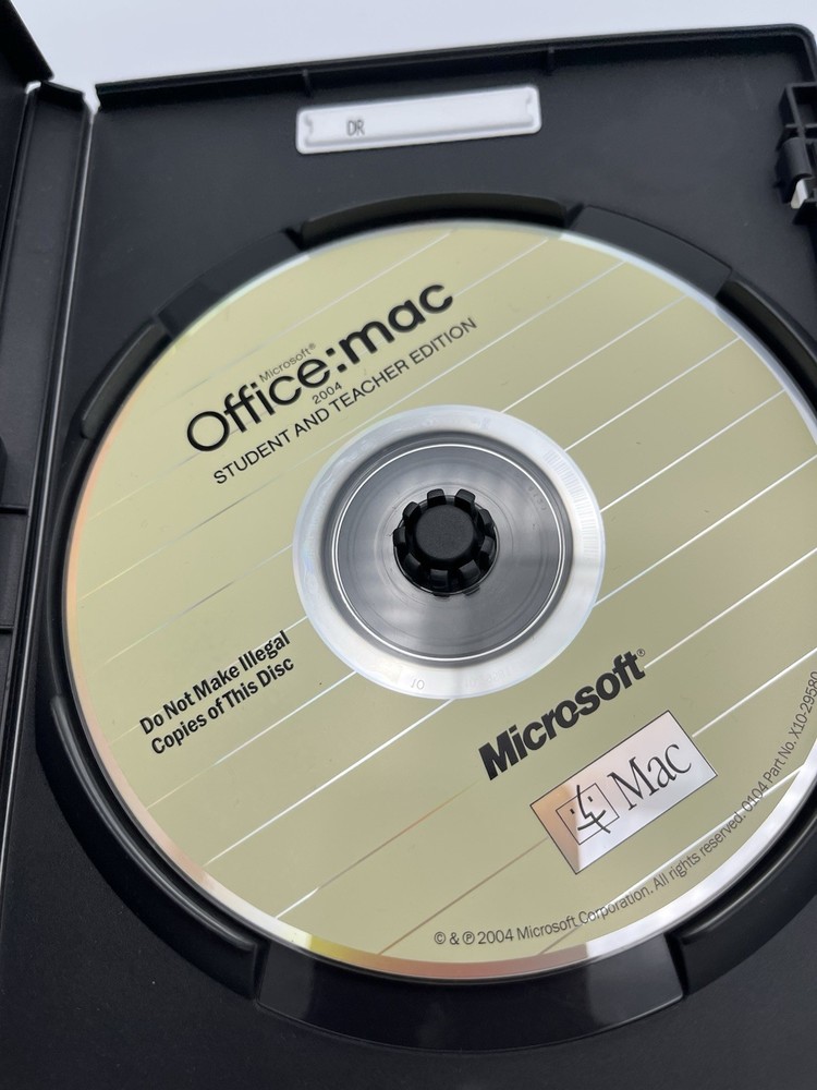 Microsoft Office 2004 APPLE Mac Student and Teacher Edition