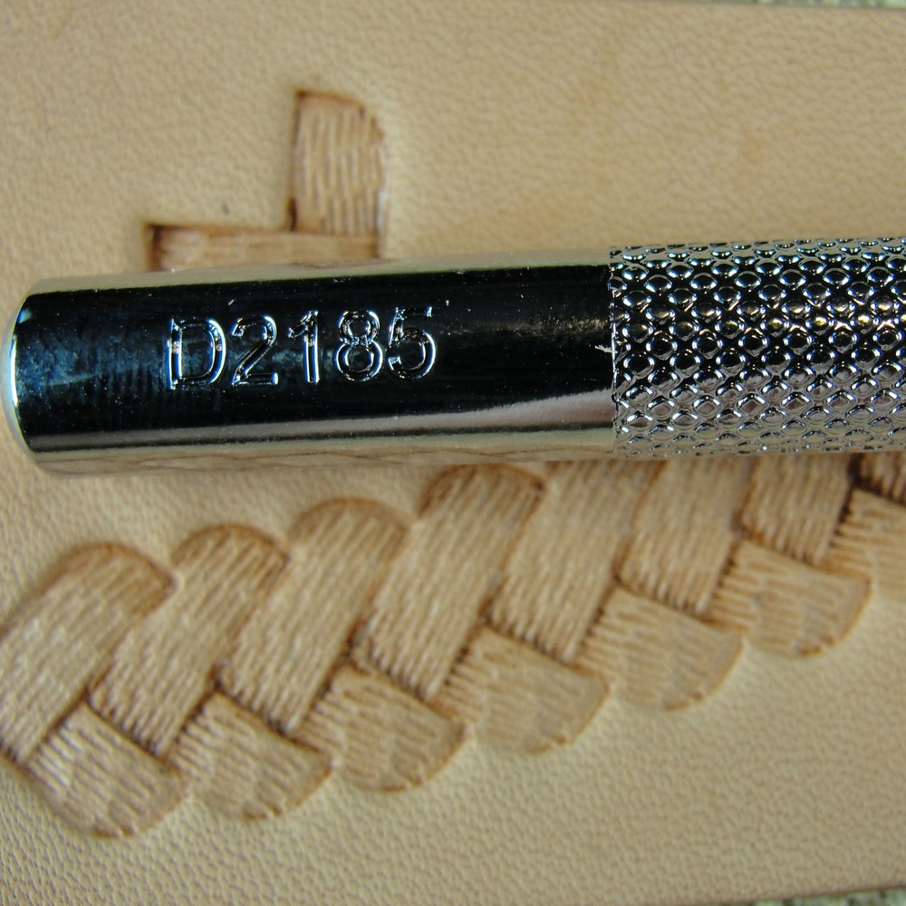 Leather Stamping Tool - D2185 Textured Braid Border Stamp