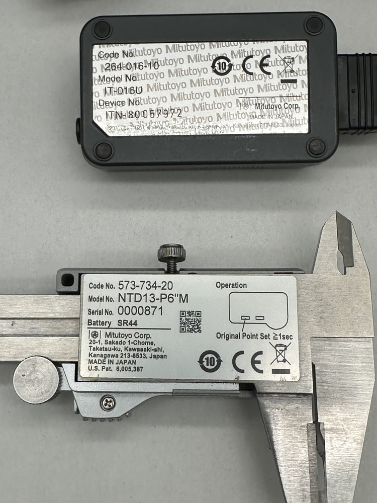 Digital Caliper, 6” Mitutoyo, 573-734-20 & SPC Cable. AS IS