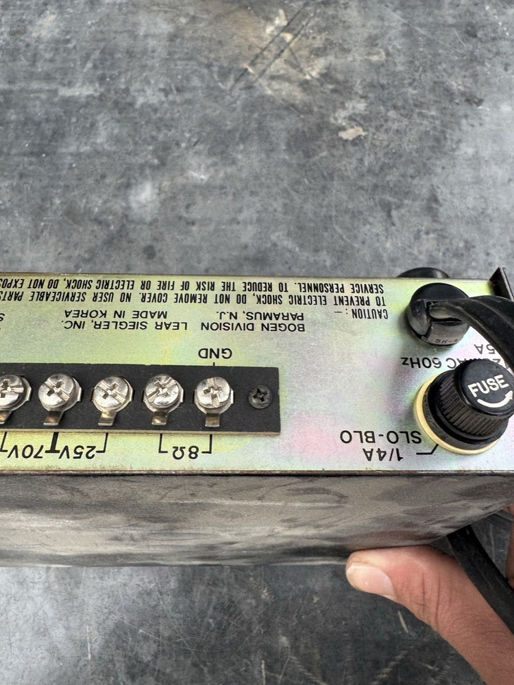 BOGEN GA-6A Amplifier Vintage