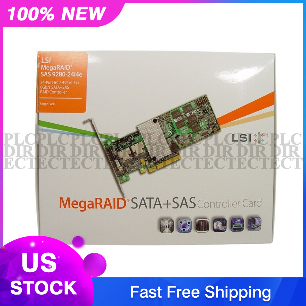 New LSI 9280-24I4E RAID Controller 24x Internal & 4x External Ports