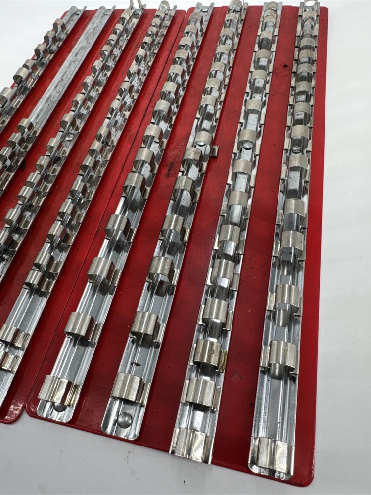 2 Pack Mac Tools SH444B Socket Rail Holder Tray Caddy Organizer 1/4" 3/8" 1/2"