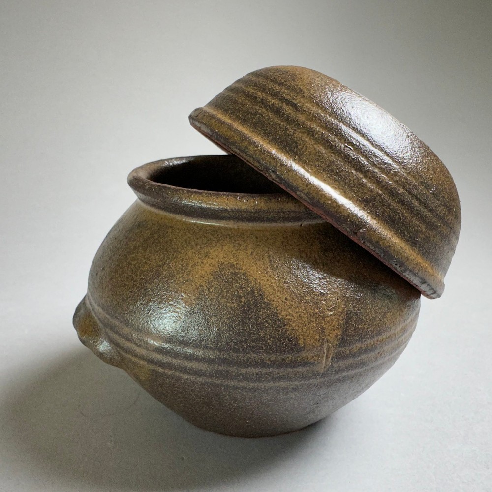 Korean Earthenware Onggi Handmade Ceramic Fermentation Storage Vessel Kimchi S