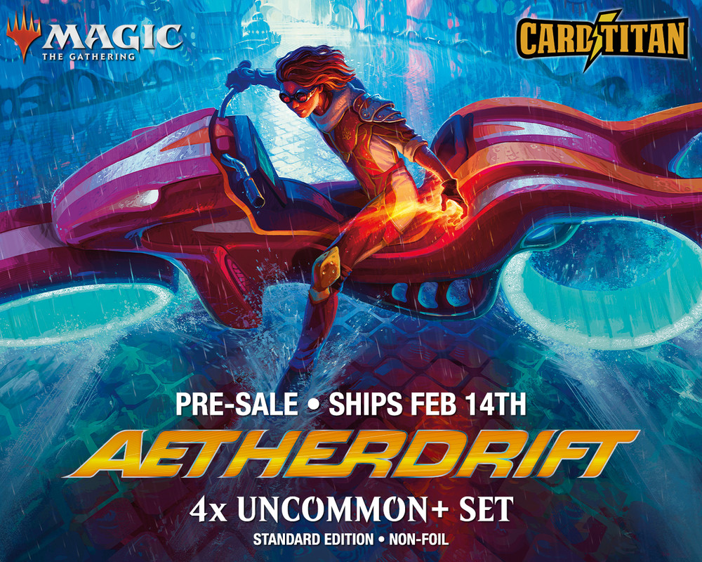 Magic MTG - AETHERDRIFT - 4x Common & Uncommon Set x4 - CARDTITAN