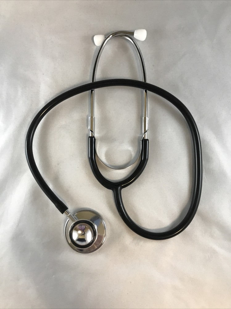 Tech Med Dual Head Stethoscope Ref 1200 22" Long * BLACK