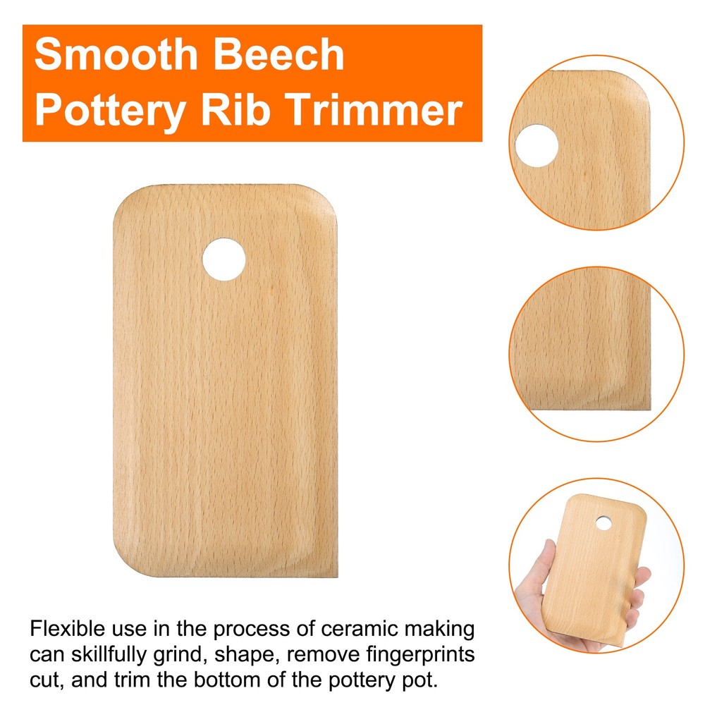 Pottery Ribs Trimming Tools Beech Pottery Profile Shaping