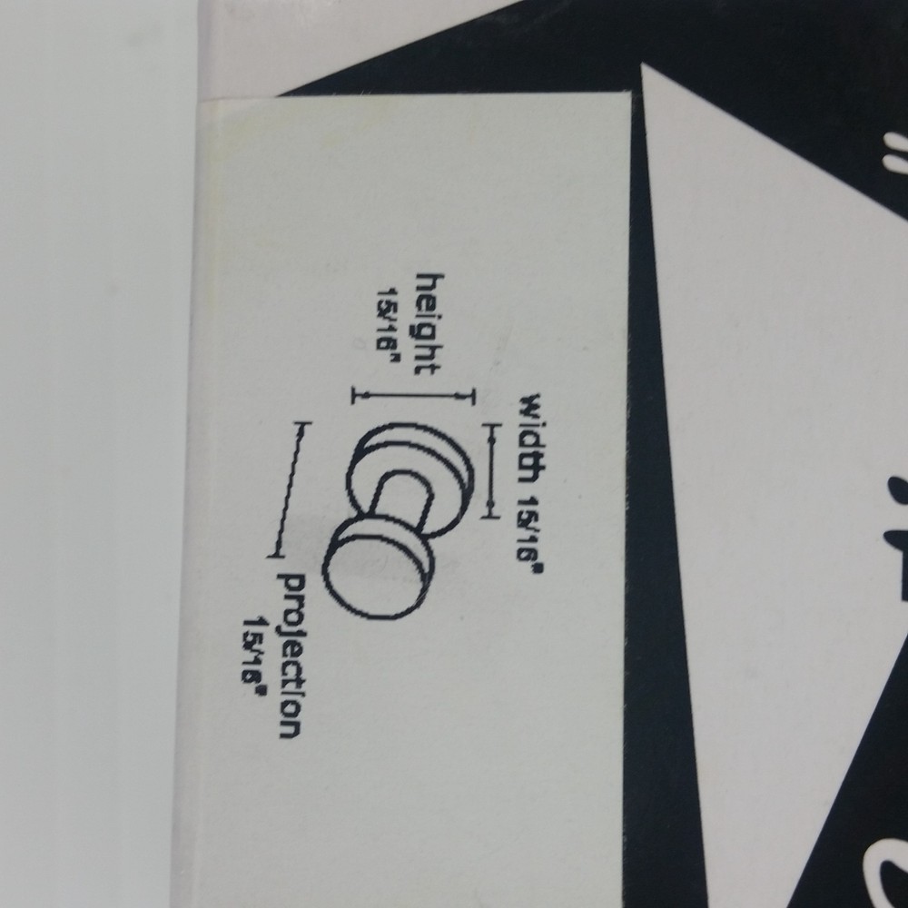 Alno A8980-PC Euro Bath 1.25" Robe Hook Polished Chrome 1 1/4"