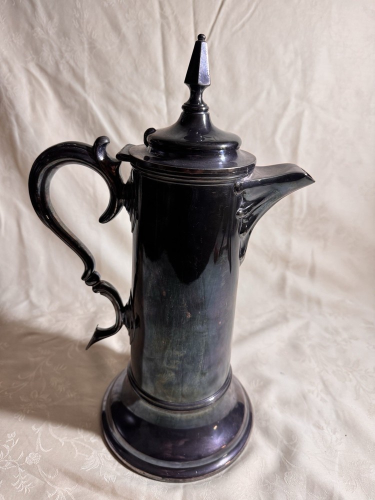 Reed & Barton Antique Silverplate Stein Tankard Gothic Barware
