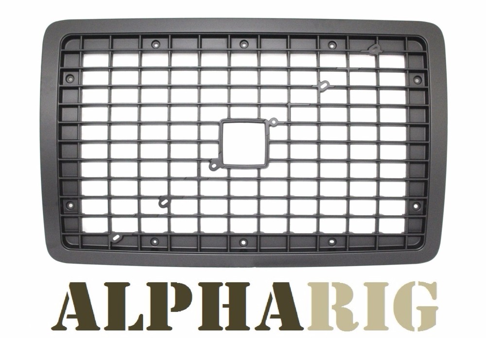 2004-2010 SHADOW BLACK VOLVO VNL Front Grille With BUG SCREEN