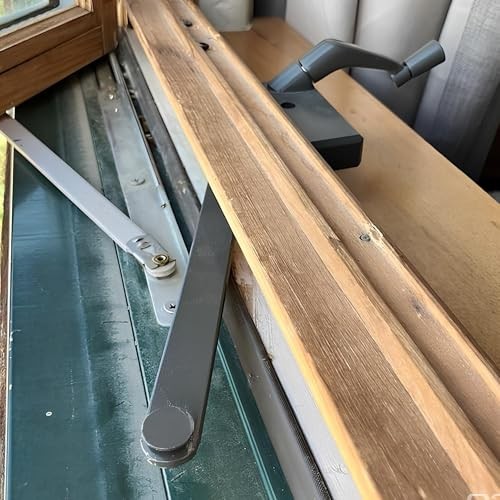 Casement Operator Assembly Aluminum Handle, Right Hand, Die Cast Construction