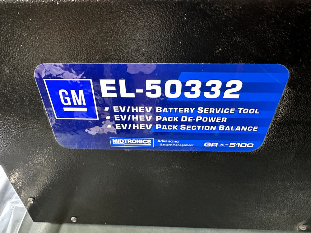 GM KENT MOORE EL-50332 MIDTRONICS GRX-5100 EV HEV Battery Service Tool COMPLETE
