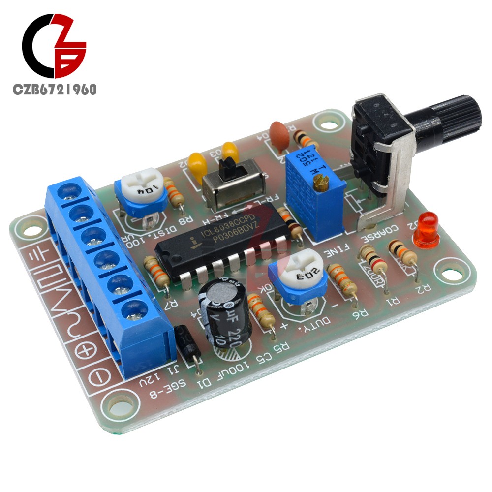 Welded ICL8038 Signal Generator Module Sine Square Triangle Monolithic Function