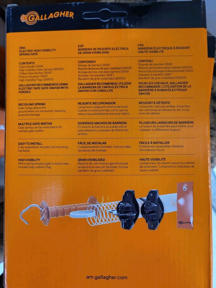 Gallagher Electric Spring Gate