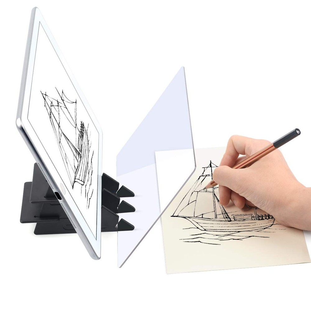Portable Optical Drawing Board Image Tracing Board Projector for Sketching