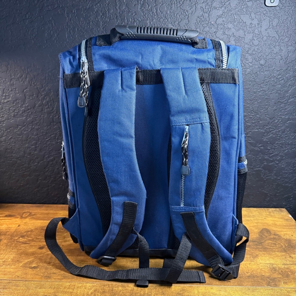 Finis Ultra Mesh Blue Polyester Swim Training Backpack Unisex OS