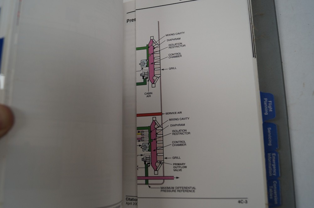 Citation Excel Cockpit Reference Handbook CAE SimuFlite Aug 2003 Binder F112A