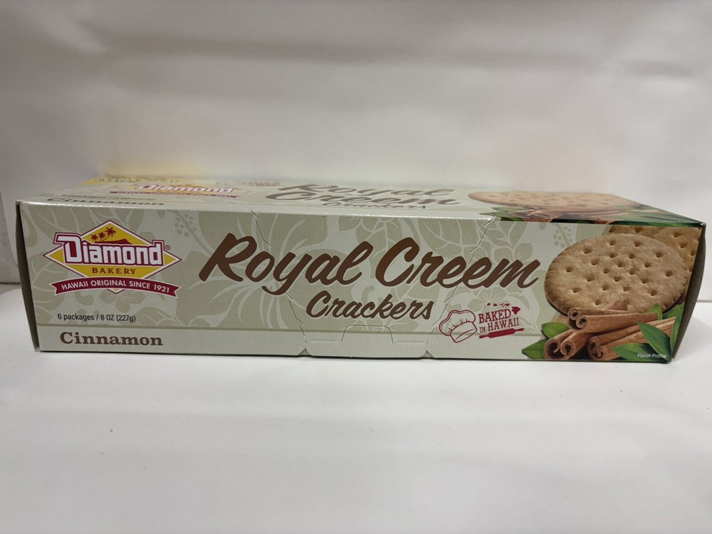 Diamond Bakery Crackers Cinnamon 8oz Tray x1
