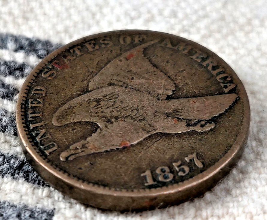 1857 Flying Eagle Cent - Fine / VF IHP33