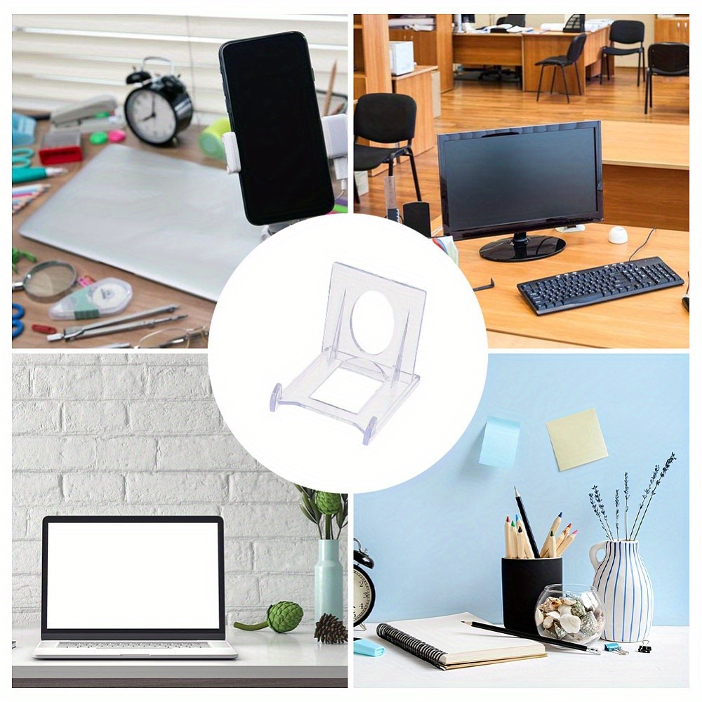 20sets Transparent Acrylic Multi-Function Display Holder Jewelry Adjustable